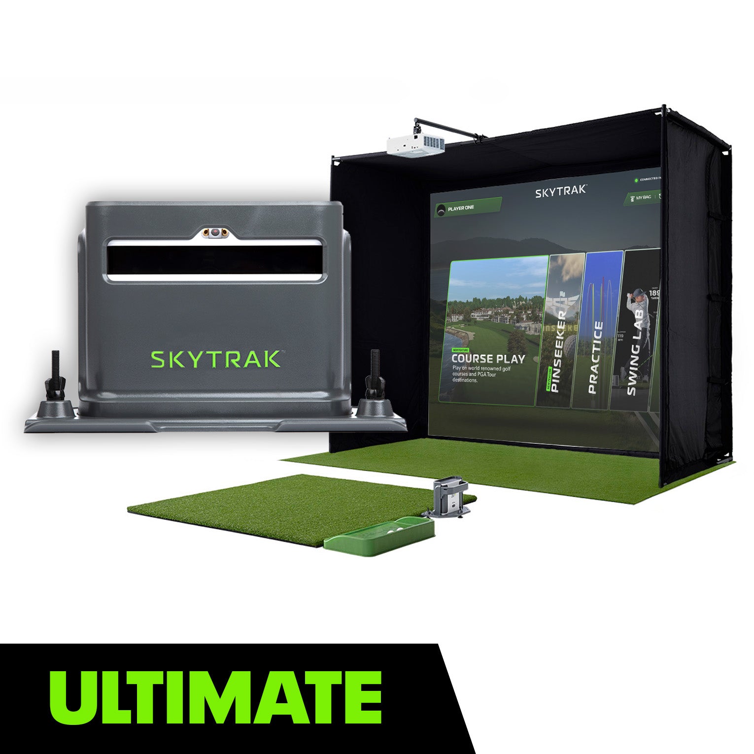 SKYTRAK ST+ Golf Simulator | Ultimate Studio Package
