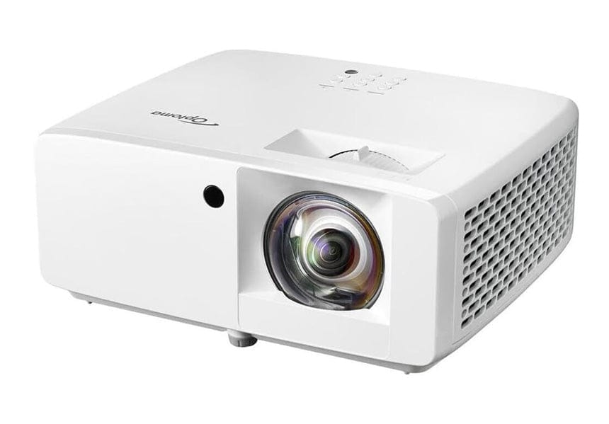 Optoma GT2000HDR Projector white background close up view