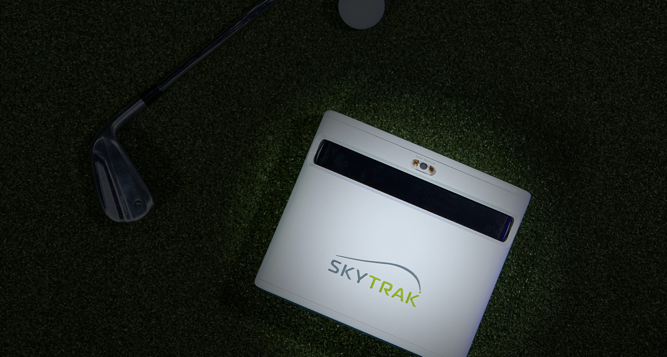 SKYTRAK plus launch monitor for golf simulation at home