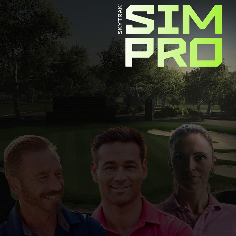 Sim Pro golf simulation experts powered by SKYTRAK 