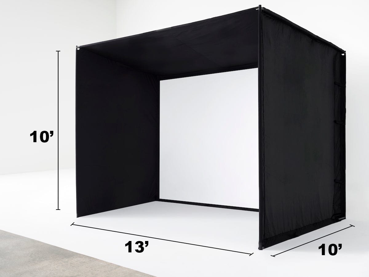Dimensions of the Studio 13 enclosure. 13 by 10 by 10