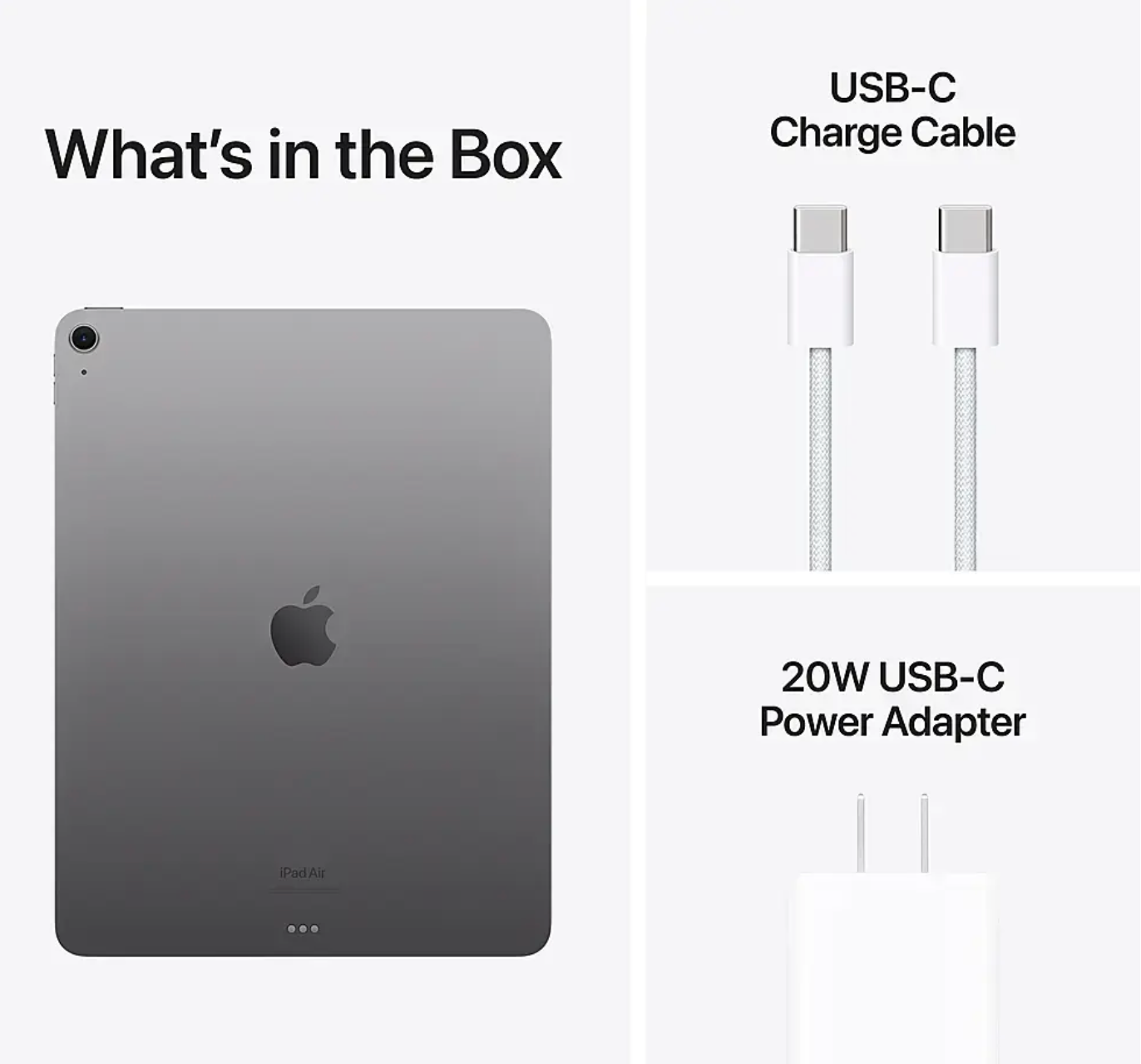 USB-C Charger Cable and 20W USB-C Power Adapter