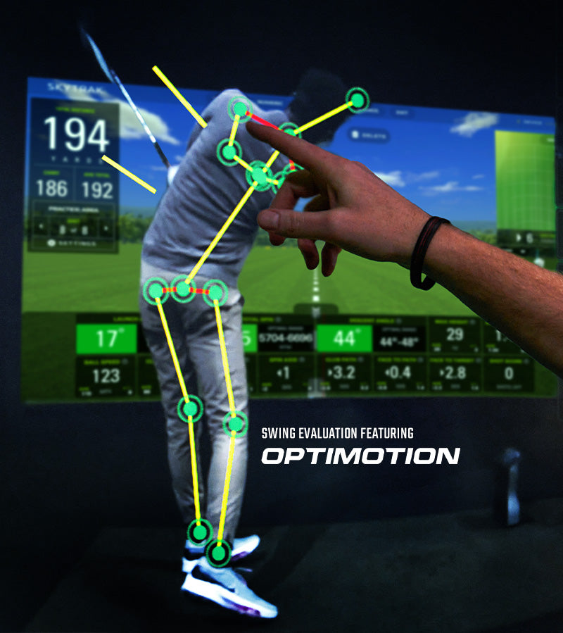 Optimotion by GOLFTEC being used to help improve golf game