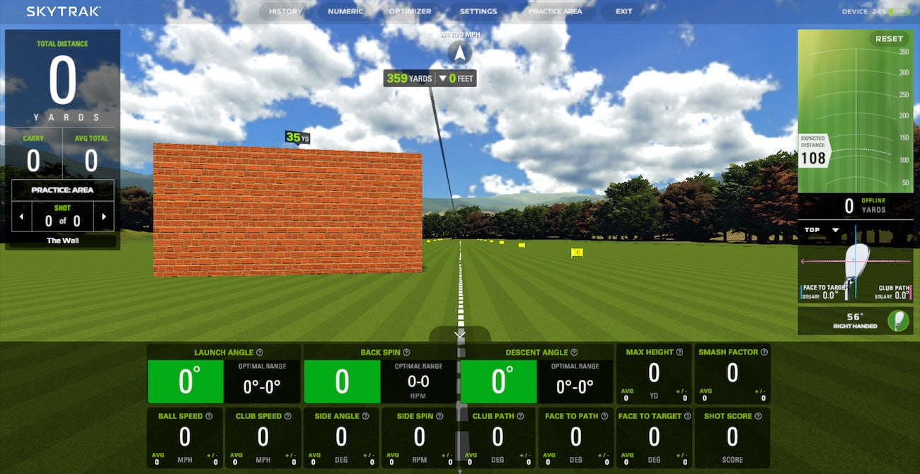 Master the Push Draw with SKYTRAK's "The Wall" Improvement Range