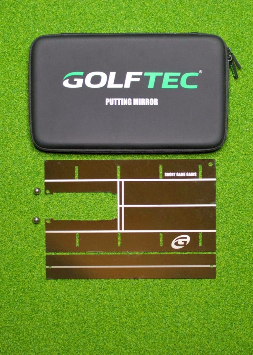 GOLFTEC Putting Mirror and protective case 