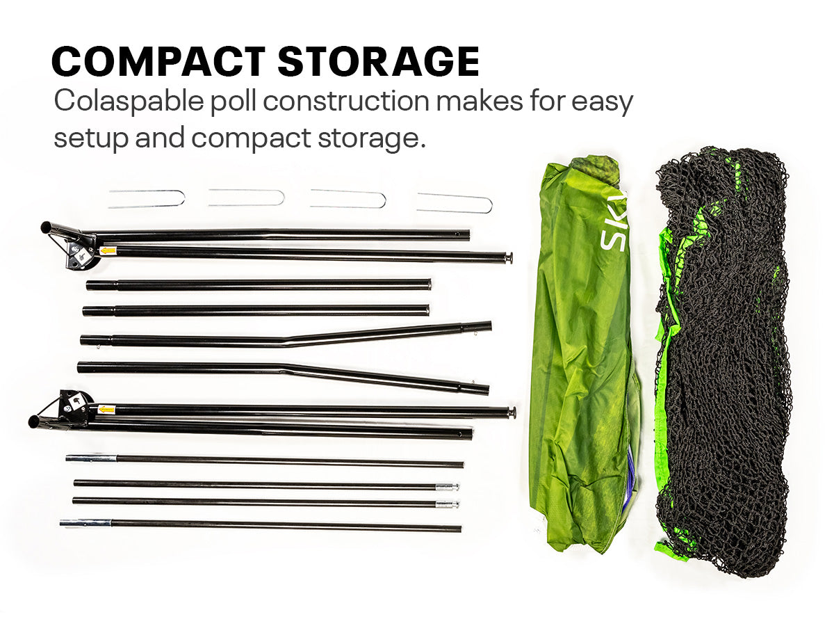 Collapsible construction for easy setup and compact storage