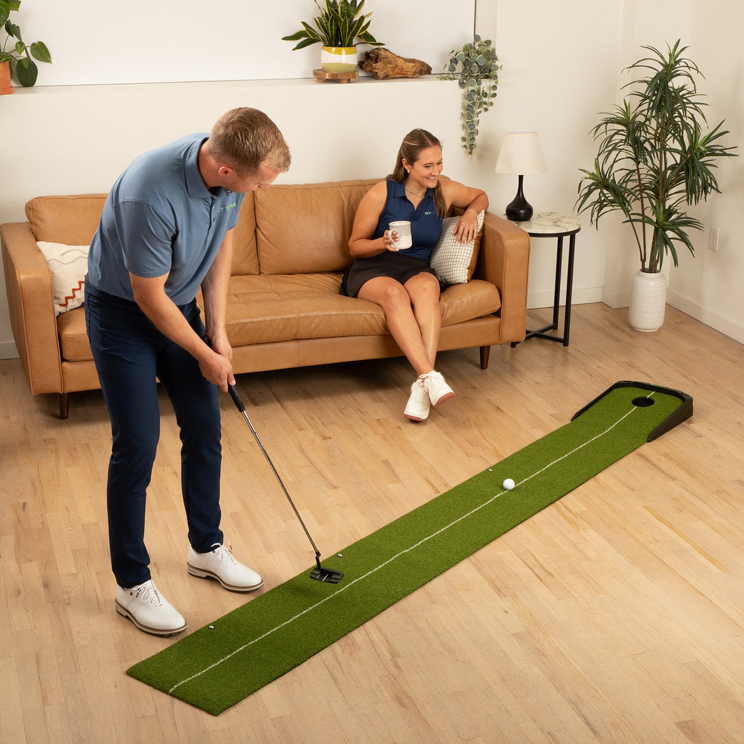 SKYTRAK 9' Putting Turf Mat with Electric Return