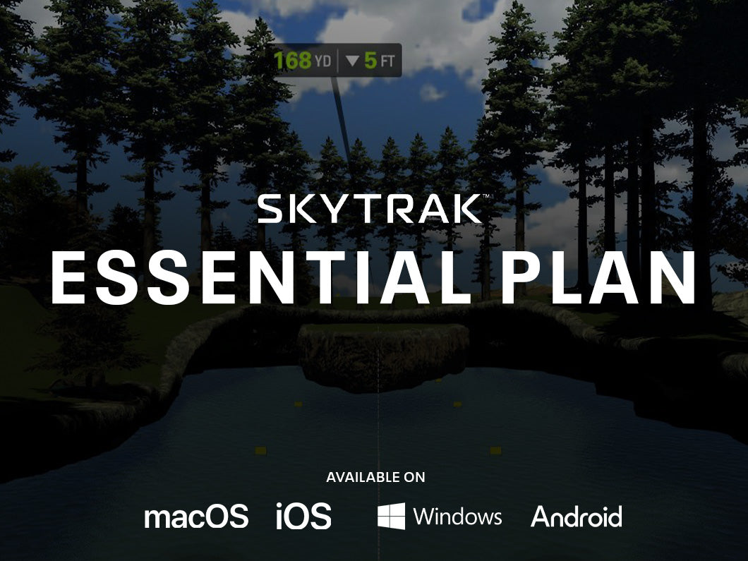 SKYTRAK Essential Plan Membership available on macOS, iOS, Windows, and Android