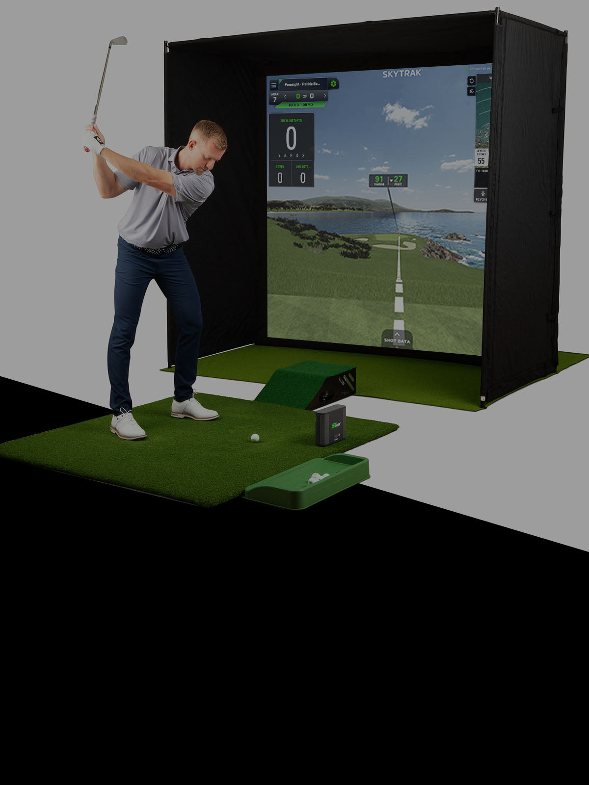 M*様 SkyTrak ゴルフシミュレーター SKYTRAK Golf | The #1 Home Golf Simulator and Launch Monitor