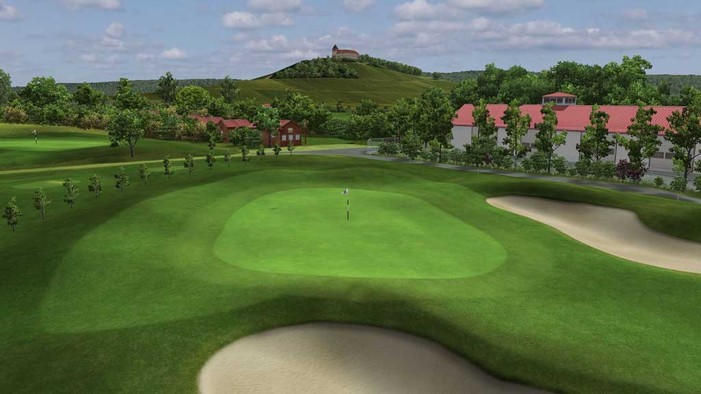 Cleebronn golf course SkyTrak simulator software