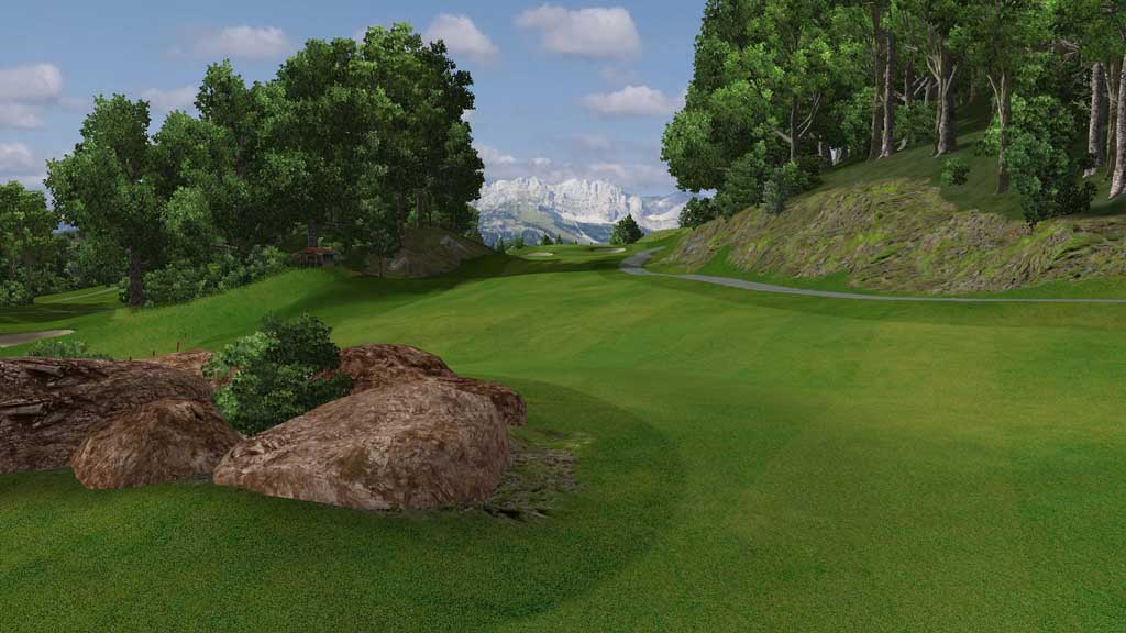 Kitzbuhel golf course SkyTrak simulator software