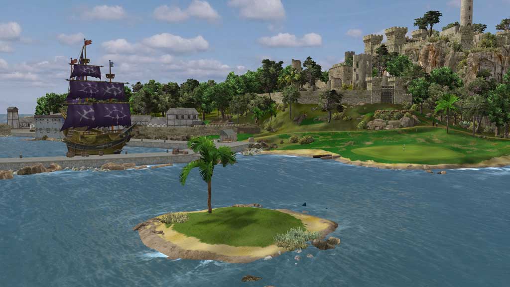 Castaway golf course SKYTRAK simulator software