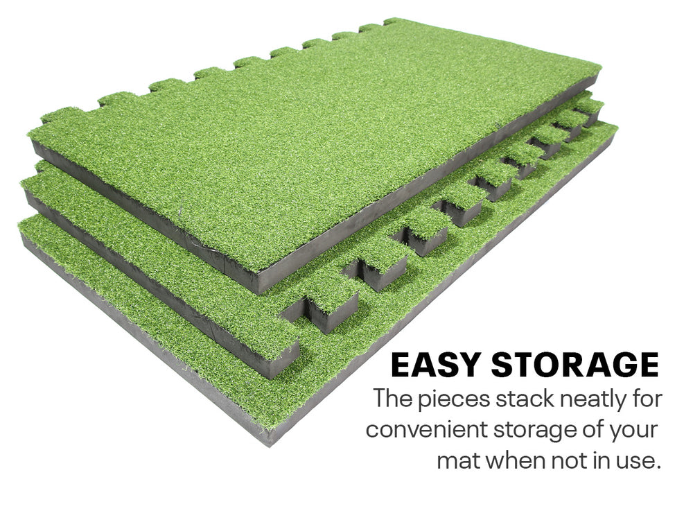 Interlocking 5x3 Golf Hitting Mat | SKYTRAK™ Golf Simulators