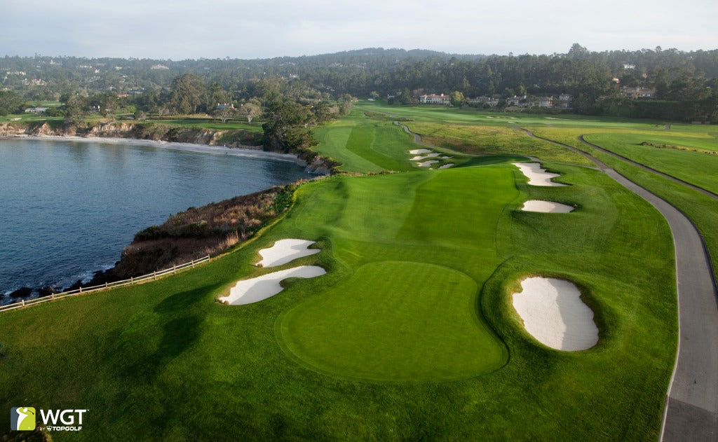 Play Pebble Beach on WGT by TopGolf on the new SkyTrak+ launch monitor