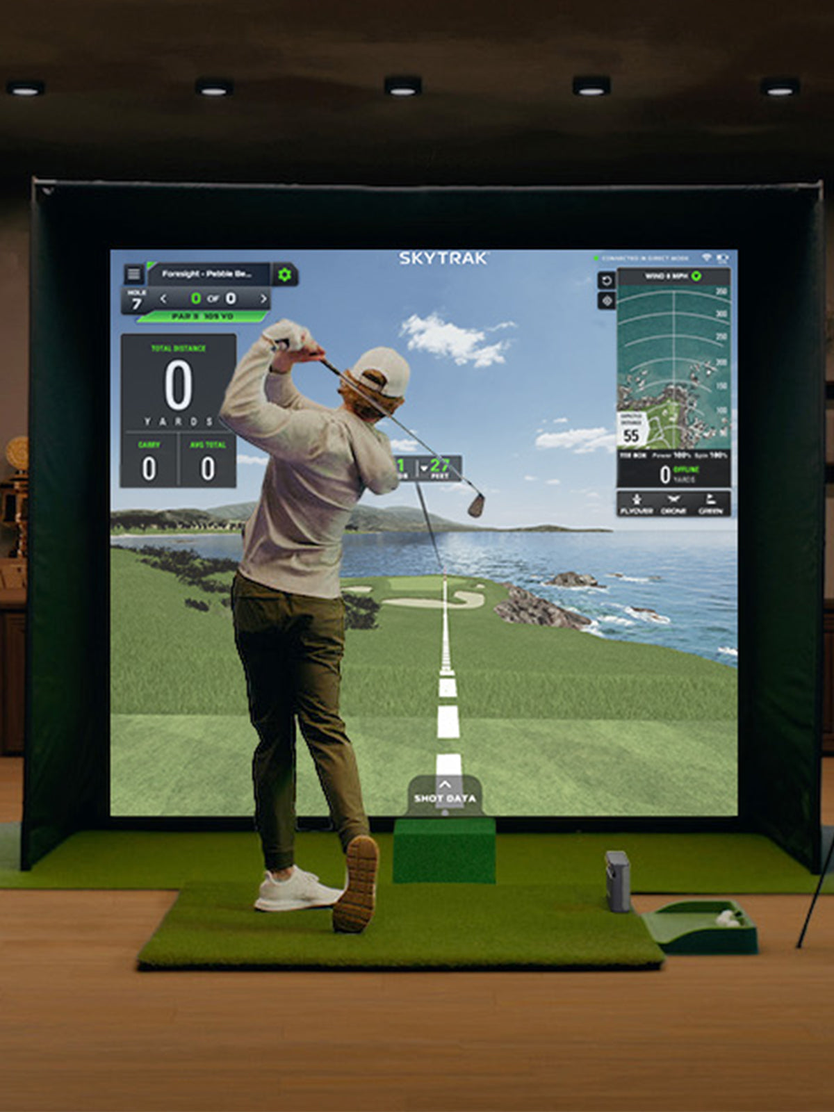 SKYTRAK ゴルフシミュレーター SKYTRAK™ Golf Simulator Studios: Ultimate Home Golf Experiences