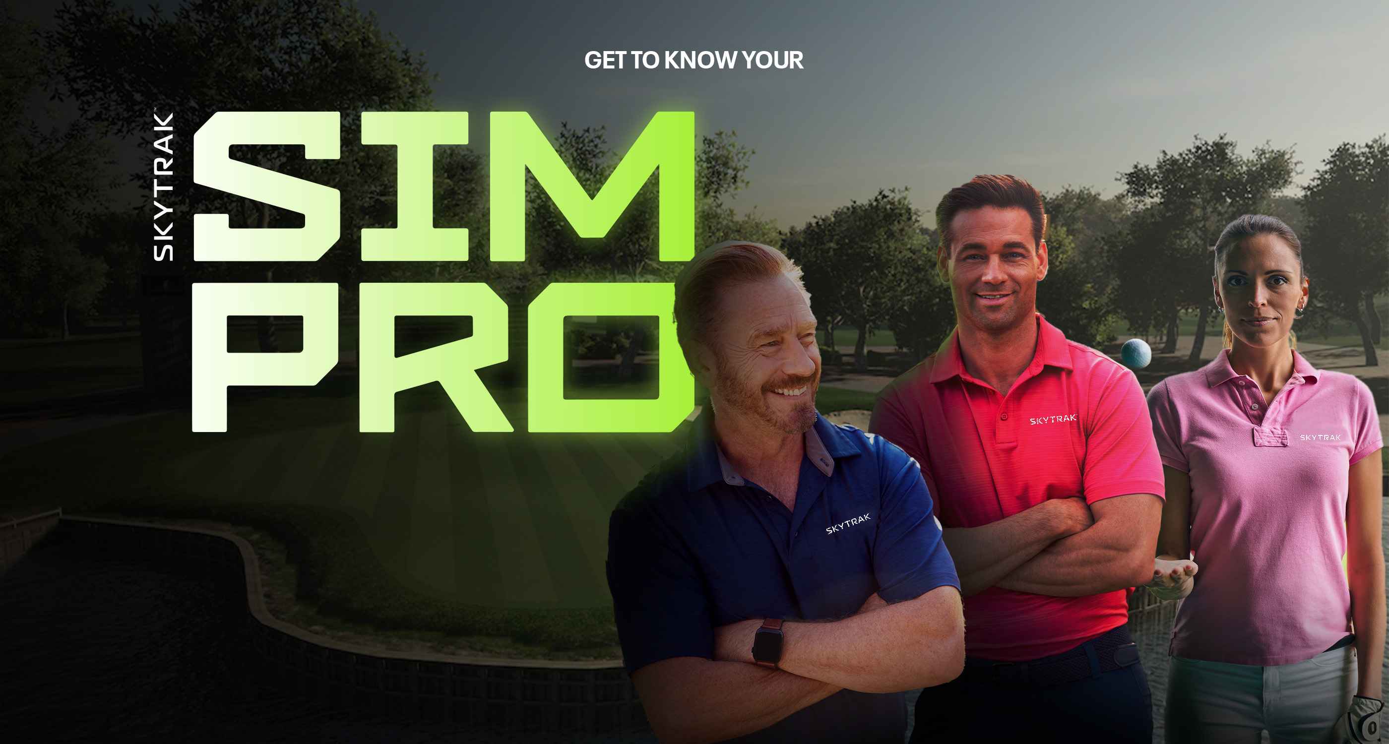SKYTRAK sim pros help you with your diy golf sim