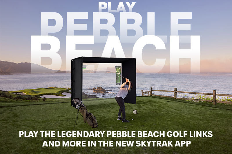 Pebble Beach Course Play on the new SKYTRAK app 