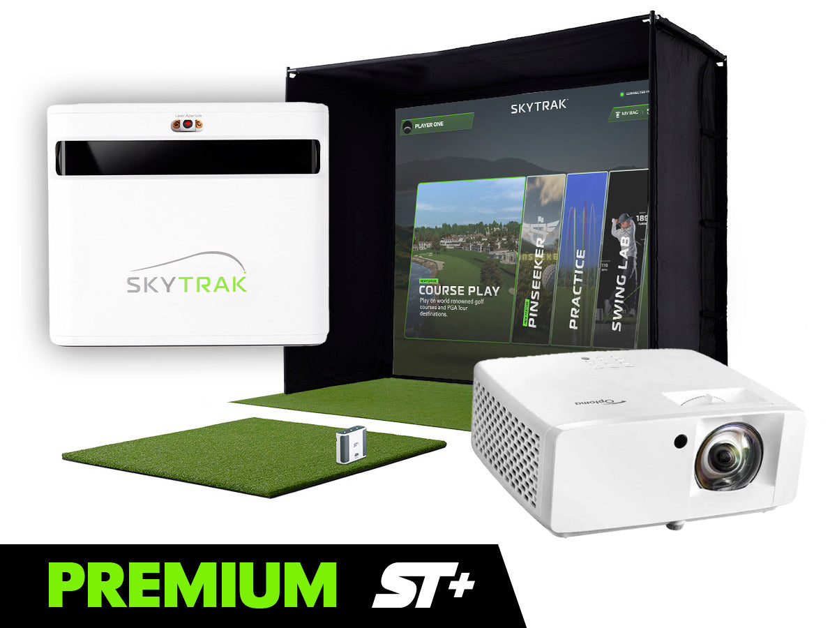 SKYTRAK ST+ Golf Simulator | Premium Studio Package