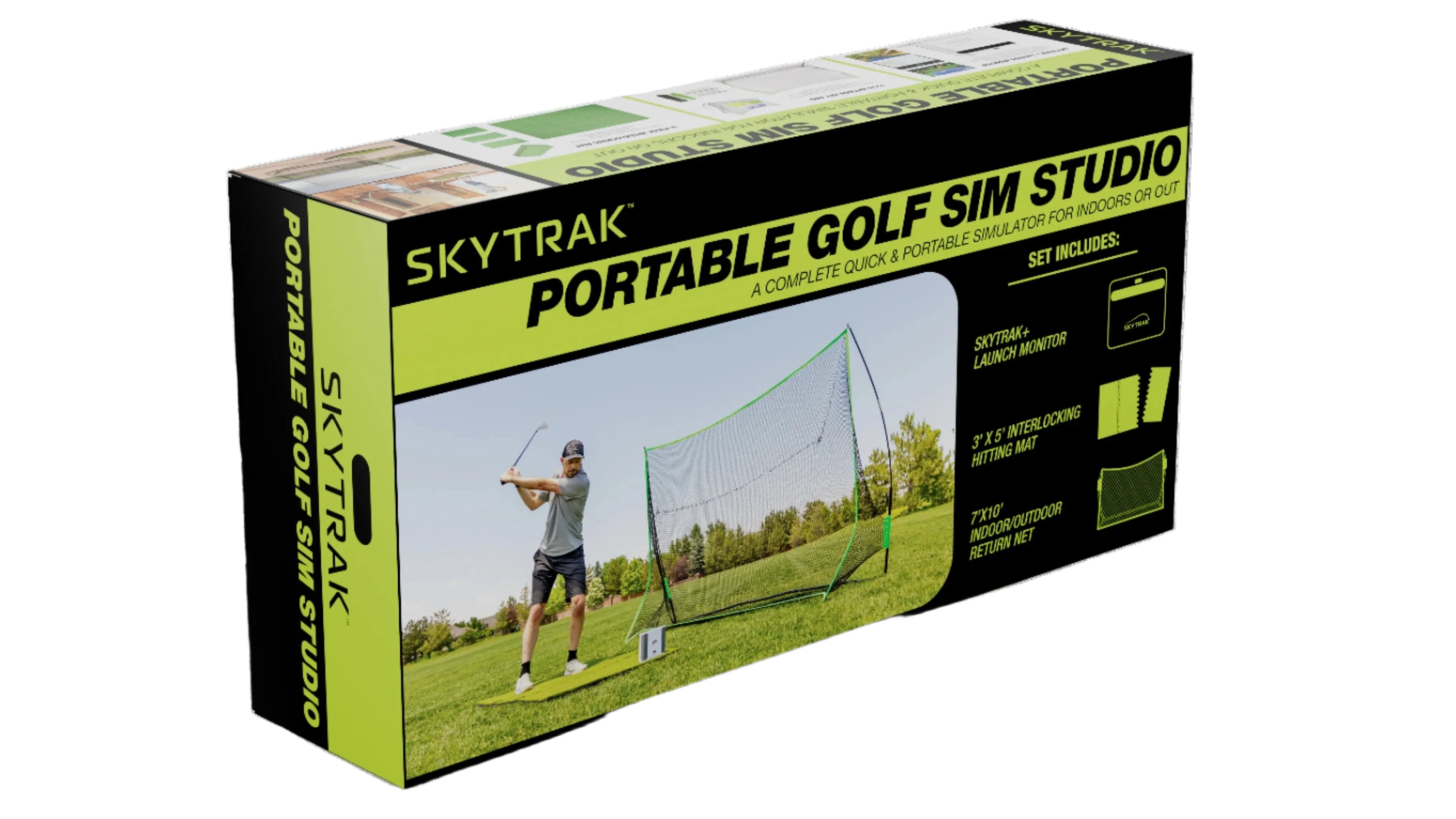 SKYTRAK+ Portable Golf Sim Studio