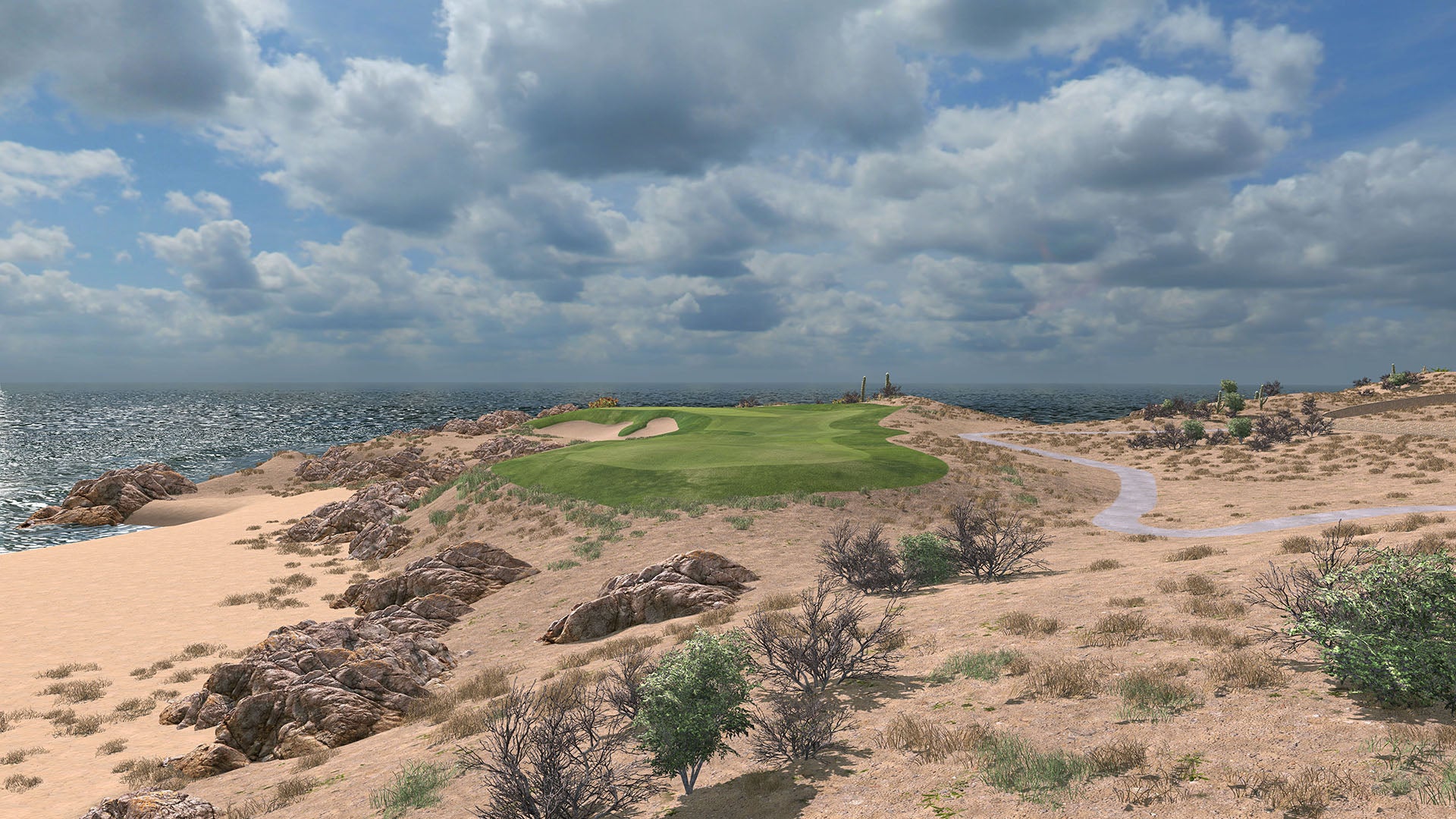 Cabo Del Sol sky track plus golf simulator software