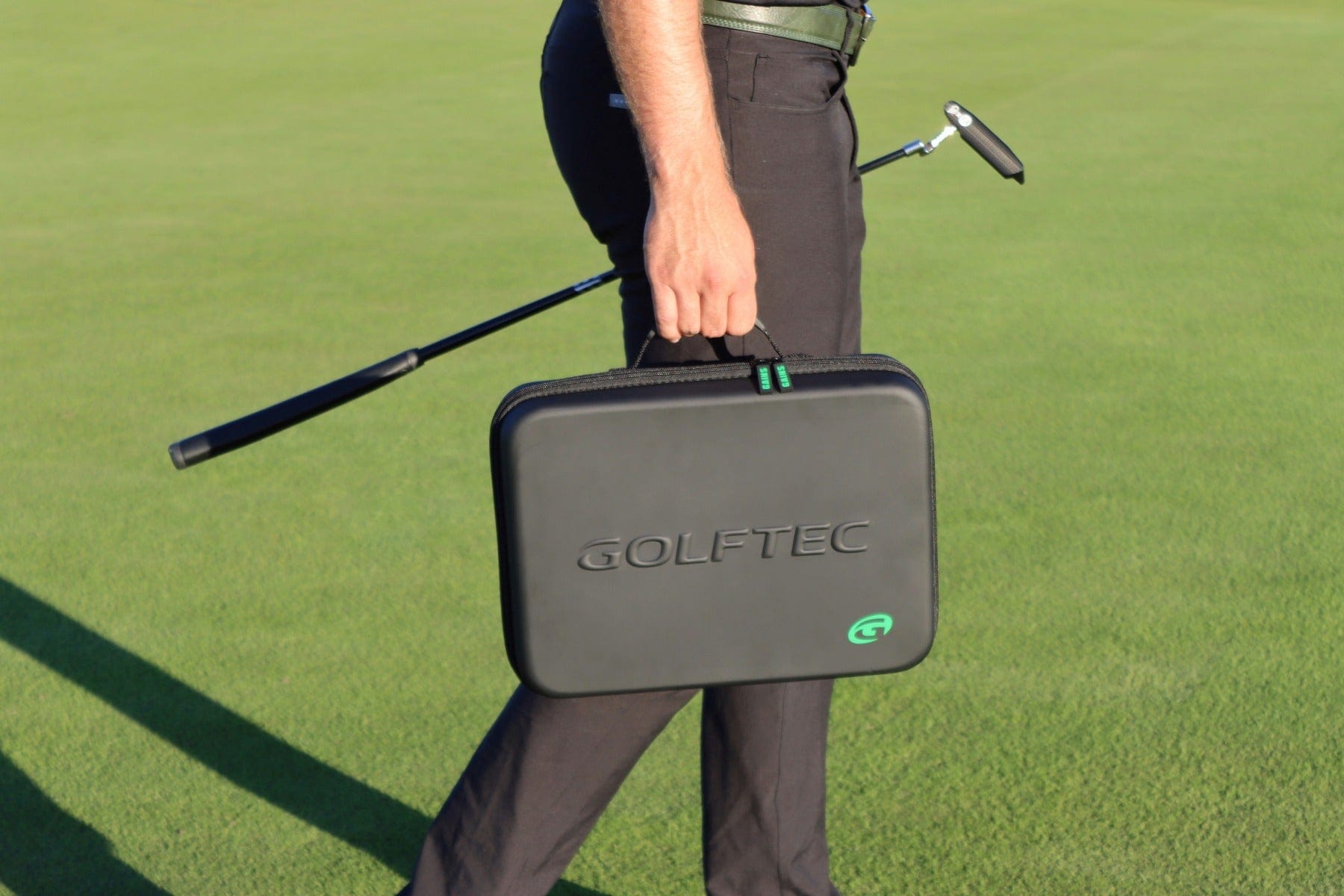 Premium black protective GOLFTEC case