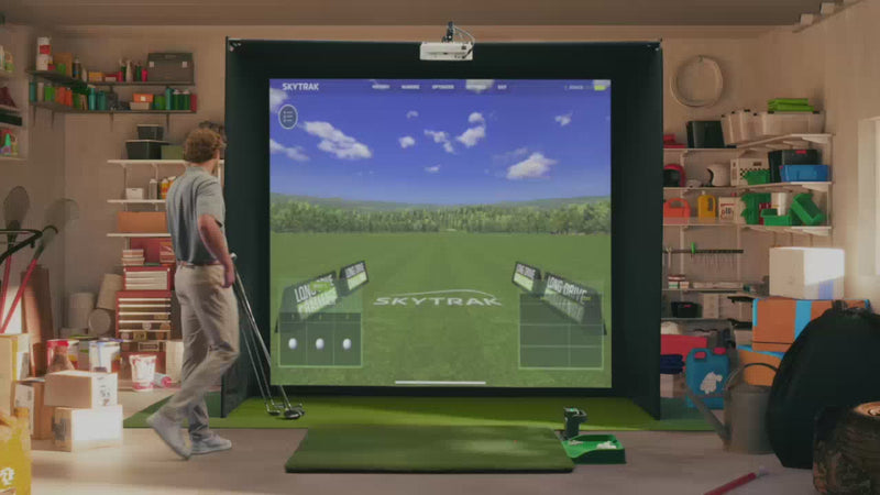 The perfect DIY golf simulator for your home video