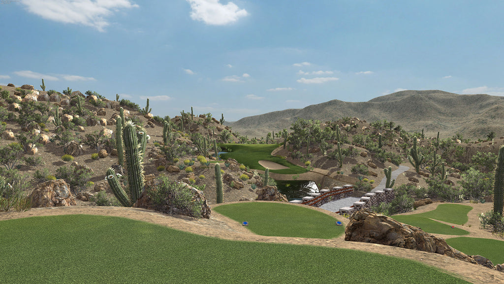Stone Canyon golf course on SkyTrak simulation software