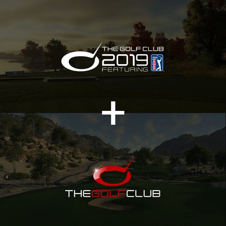 The Golf Club and The Golf Club 2019 package SkyTrak simulator software